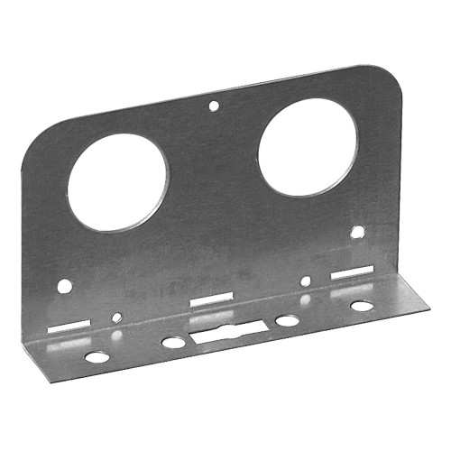 Sioux Chief 521-558 Double Pipe Eye Suspension Bracket, Galvanized Steel