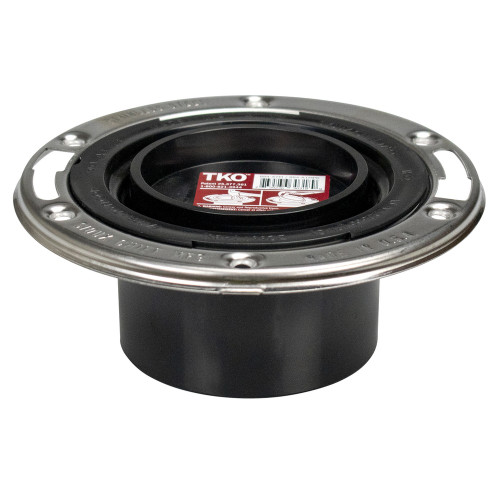 Sioux Chief 884-ATM 3" Hub ABS Closet Flange with Stainless Steel Swivel Ring