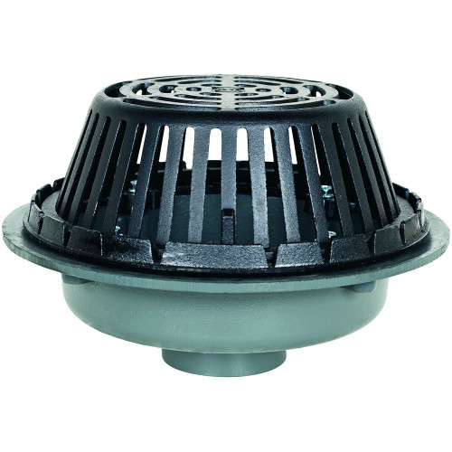 Sioux Chief 868-1503 Roof Drain with Cast Iron Dome, 15" Diameter, 3" NH