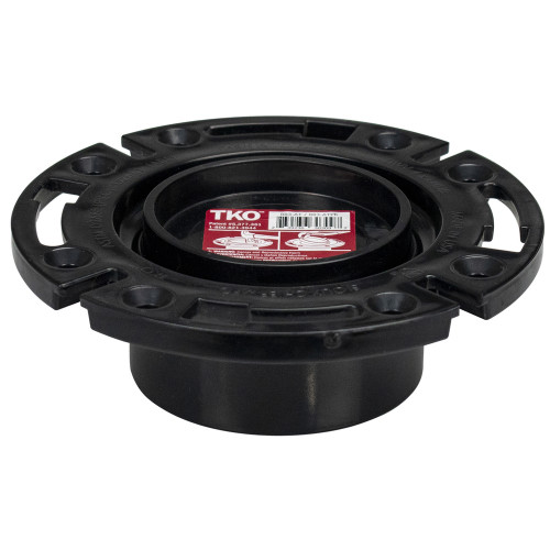 Sioux Chief 883-AT ABS Closet Flange with TKO Knockout, 3" Hub x 4"