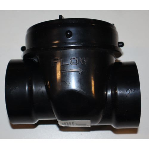 Sioux Chief 869-2A ABS Backwater Valve, 2" DWV Horizontal Gravity-Flow