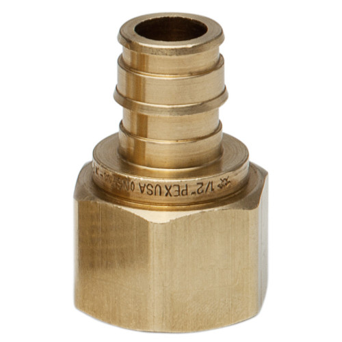 Sioux Chief 647WG43 No-Lead Brass FIP x PEX Adapter, 1" FIP x 3/4" F1960