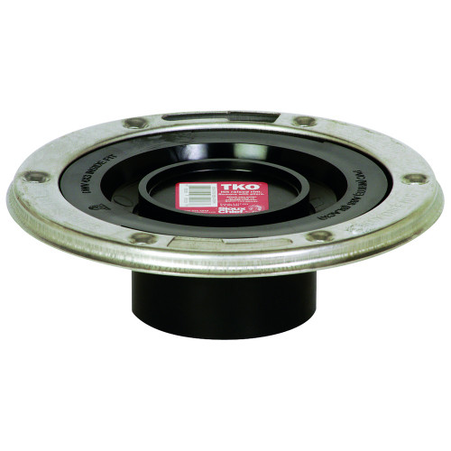 Sioux Chief 888-ATM ABS Closet Flange with Stainless Steel Swivel Ring, 3"