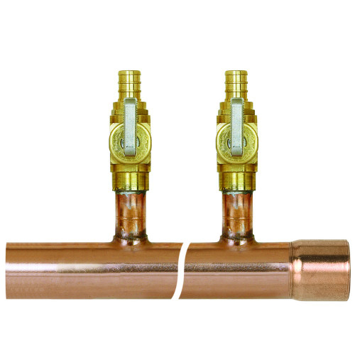 Sioux Chief 672XV4L-11313 11-Port Copper Manifold with 1/2" PEX Valve Branches