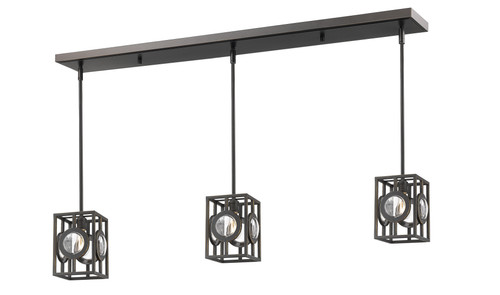 Z-Lite Port 3 Light Linear Chandelier