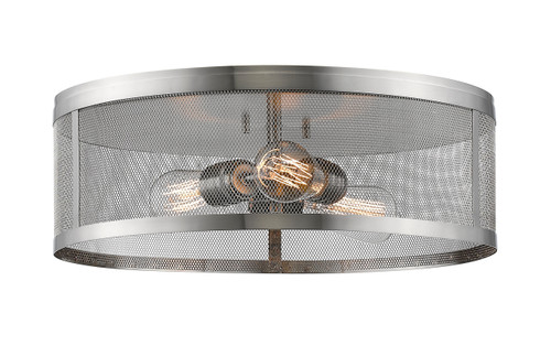 Z-Lite Meshsmith 3 Light Flush Mount