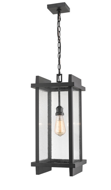 Z-Lite Fallow 1-Light Outdoor Chain Mount Ceiling Fixture