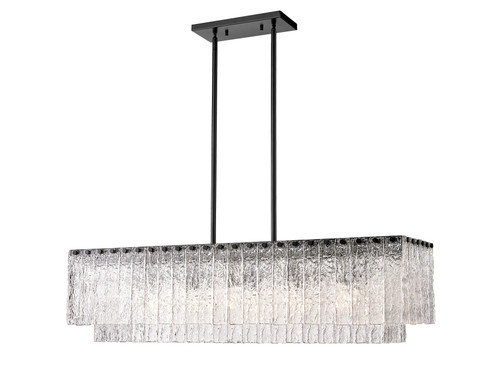 Z-Lite Glacier 5 Light Linear Chandelier