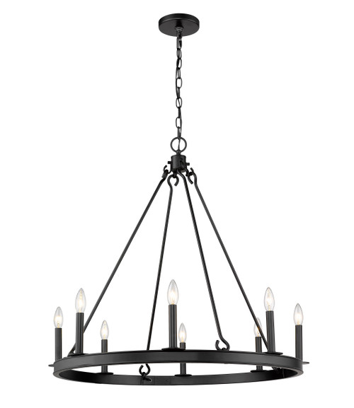 Z-Lite 482R-8MB Barclay 8-Light Chandelier