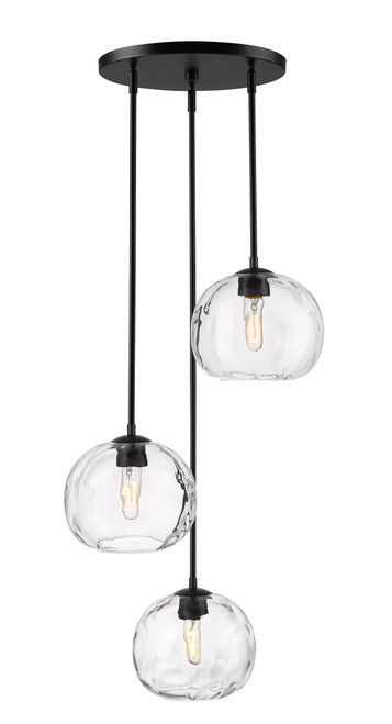 Z-Lite 490P10-3R-MB Chloe 3-Light Chandelier