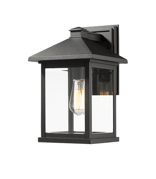 Z-Lite 531B-BK Portland Single Light Outdoor Wall Light