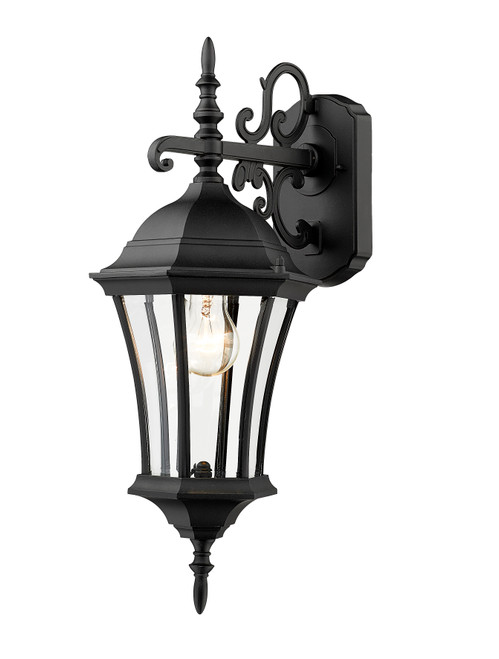 Z-Lite 522S-BK Wakefield Single Light Outdoor Wall Light