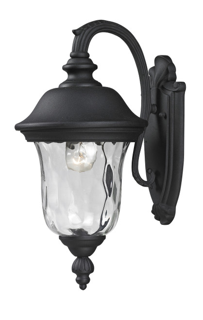 Z-Lite 534S-BK Armstrong Single Light Outdoor Wall Light