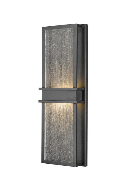 Z-Lite 577B-BK-LED Eclipse 2-Light Outdoor Wall Light