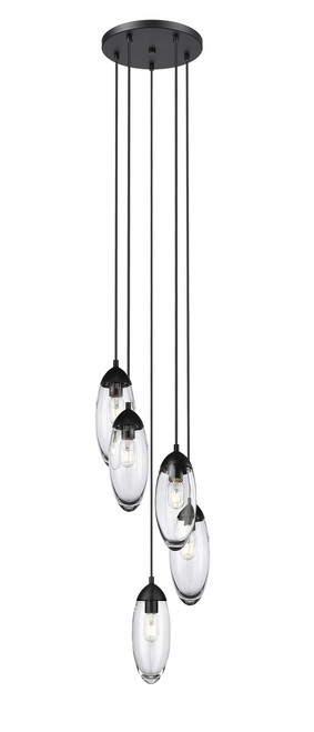 Z-Lite 651P-5R-MB Arden 5-Light Chandelier