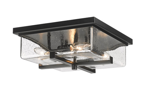 Z-Lite 592F-BK Sana 4-Light Outdoor Flush Mount