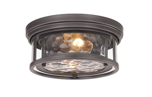 Z-Lite 493F2-BRZ Clarion 2-Light Flush Mount