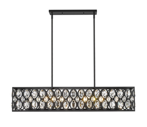 Z-Lite 6010-42MB Dealey 7-Light Linear Chandelier