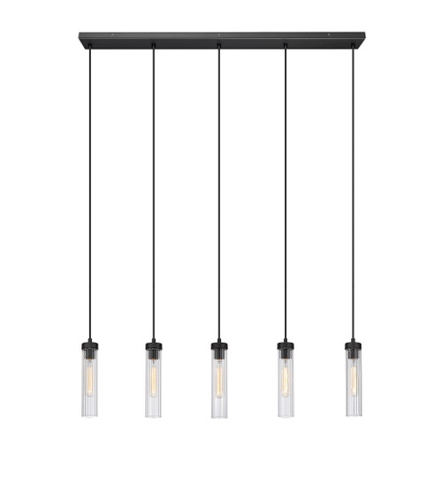 Z-Lite 740P-5L-MB Beau 5-Light Linear Chandelier