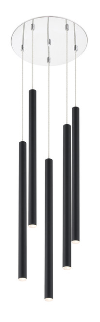 Z-Lite 917MP24-MB-LED-5RCH Forest 5-Light Chandelier