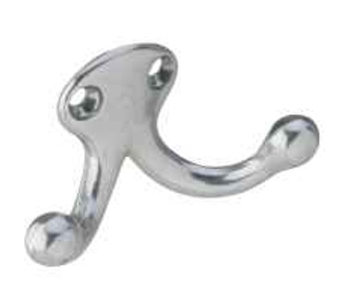 Ives Ives 582Z Zinc Double Wardrobe Hook IVE-582Z-619E