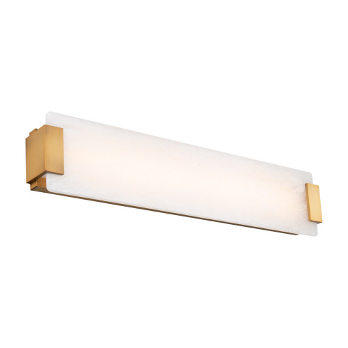 Modern Forms MDF-WS-60028 Quarry LED Alabaster Bathroom Vanity or Wall Light