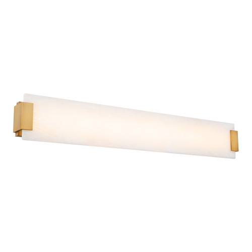 Modern Forms MDF-WS-60038 Quarry LED Alabaster Bathroom Vanity or Wall Light