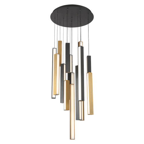 Modern Forms MDF-PD-64815R Chaos 15 Light Round Pendant