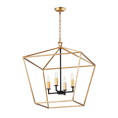 Maxim Lighting Abode 4-Light Chandelier MAX-25155GLTXB