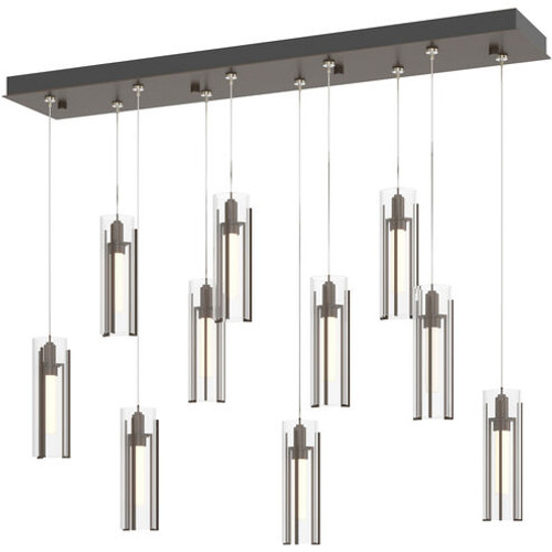 Hubbardton Forge HUB-131204 Exos Glass 10-Light Pendant