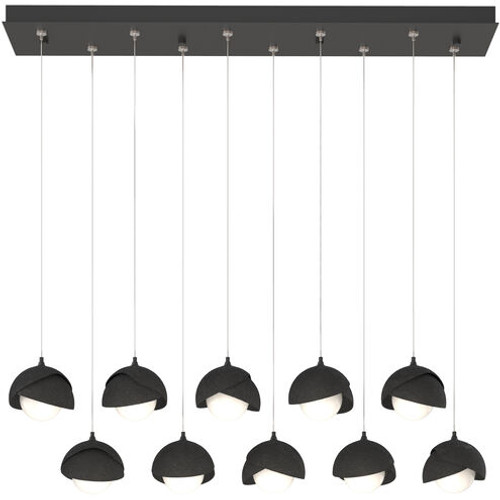 Hubbardton Forge HUB-131205 Brooklyn 10-Light Double Shade Pendant