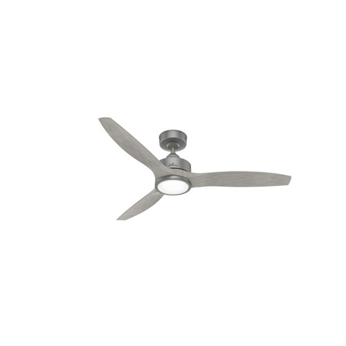 Hunter 52" 3 Blade Park View Damp Rated Ceiling Fan with LED Light Kit and Handheld Remote