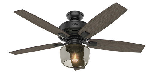 Hunter 52" 5 Blade Bennett Ceiling Fan with LED Light Kit and Handheld Remote HFC-1000458