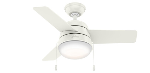 Hunter 36" 3 Blade Aker Ceiling Fan with LED Light Kit and Pull Chain