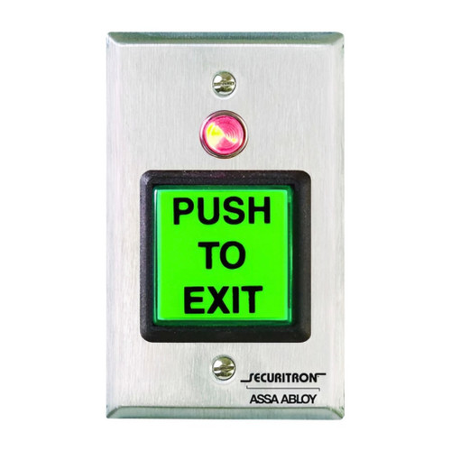 Securitron PB2 Series Large Square Illuminated Push Buttons SEC-PB2