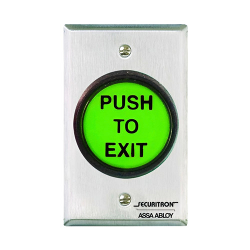 Securitron PB5 Series Medium Round, Illuminated Push Button SEC-PB5