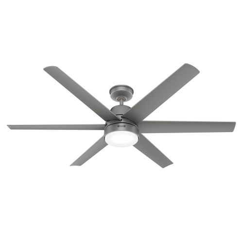 Hunter 60" 6 Blade Skysail WeatherMax Indoor / Outdoor Ceiling Fan with LED Light Kit and Wall Control