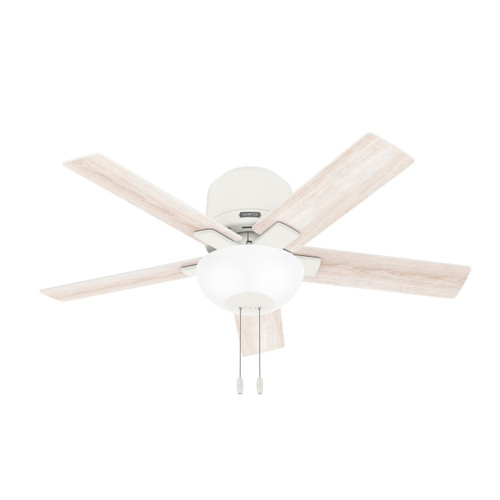 Hunter 44" 5 Blade Fitzgerald Low Profile Ceiling Fan with LED Light Kit and Pull Chain