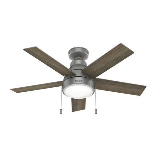 Hunter 44" 5 Blade Elliston Ceiling Fan with LED Light Kit and Pull Chain