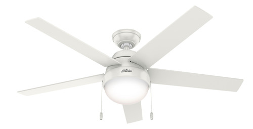 Hunter 52" 5 Blade Anslee Ceiling Fan with LED Light Kit and Pull Chain