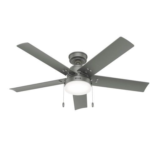 Hunter 52" 5 Blade Sea Point WeatherMax Indoor / Outdoor Ceiling Fan with LED Light Kit and Pull Chain