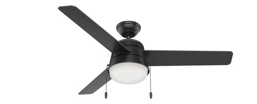 Hunter 52" 3 Blade Aker Damp Rated Ceiling Fan with LED Light Kit and Pull Chain