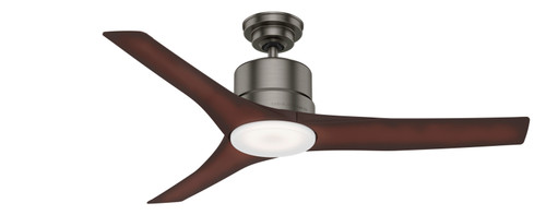 Casablanca 52" Piston Damp Rated Ceiling Fan with LED Light Kit and Handheld Remote