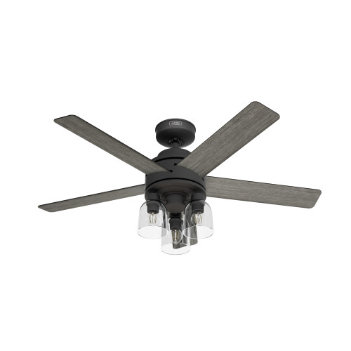 Hunter 52" 5 Blade Lochemeade Ceiling Fan with LED Light Kit and Handheld Remote