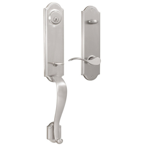 Weslock 6651 Mansion Handleset with Julienne Knob - Deadbolt Keyed One Side