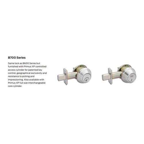 Schlage B762 - Double Cylinder Deadbolt