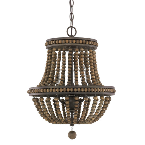 Capital Lighting CAP-9A123 Handley 3-Light Beaded Chandelier