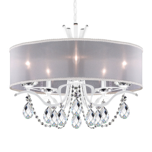 Schonbek SCH-VA8305N Vesca 5 Light 24in x 20in Chandelier with Drum Shade