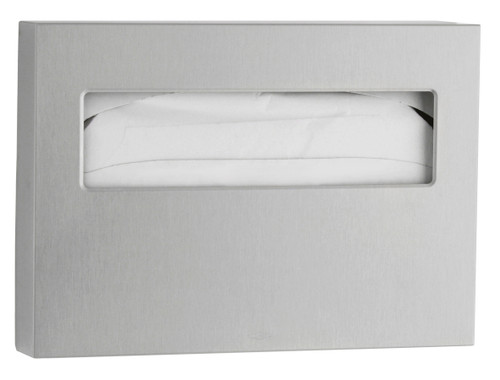 Bobrick B-221 Toilet Seat Cover Dispenser, Stainless Steel