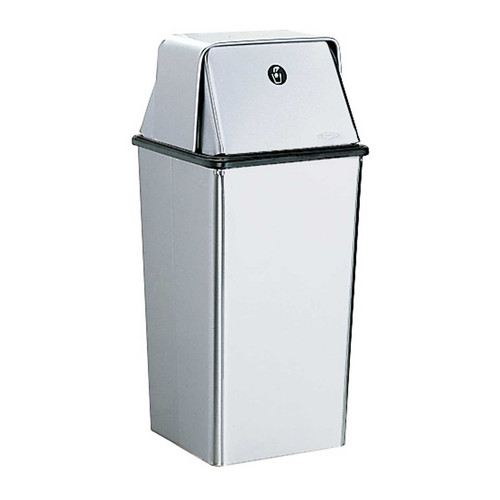Bobrick B-2250 Waste Receptacle with Top – 13-Gal.